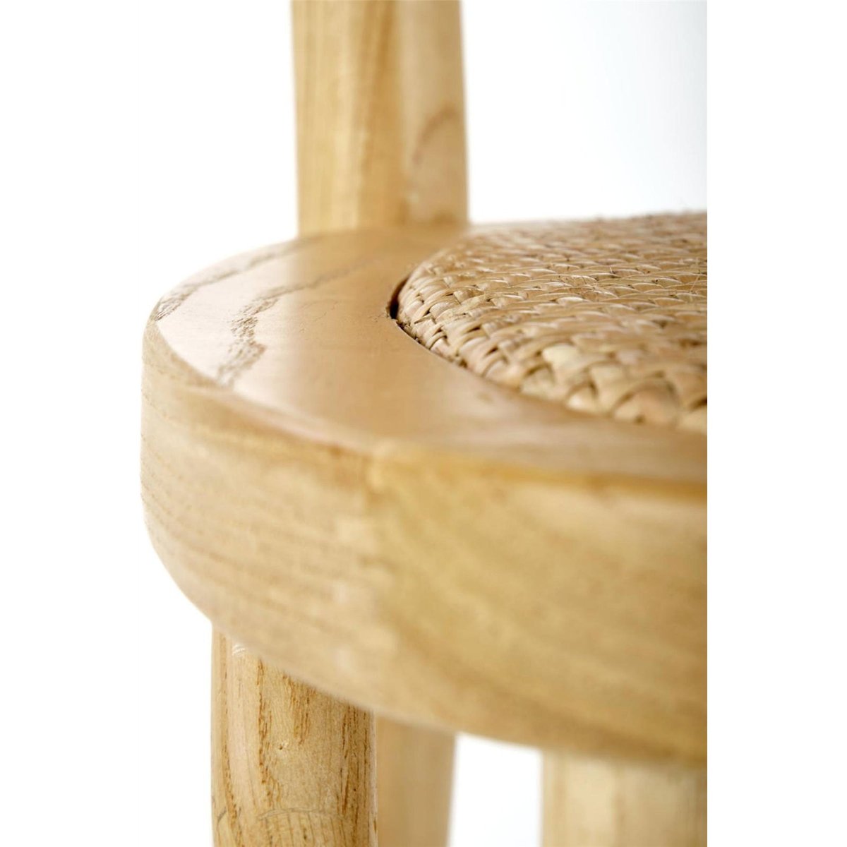 Chaise bois et cannage style bohème naturel, RECOLLECTION
