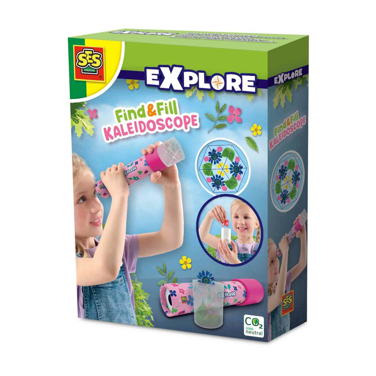 Brinquedo "Caleidoscópio find and fill", SES multicolor, SES