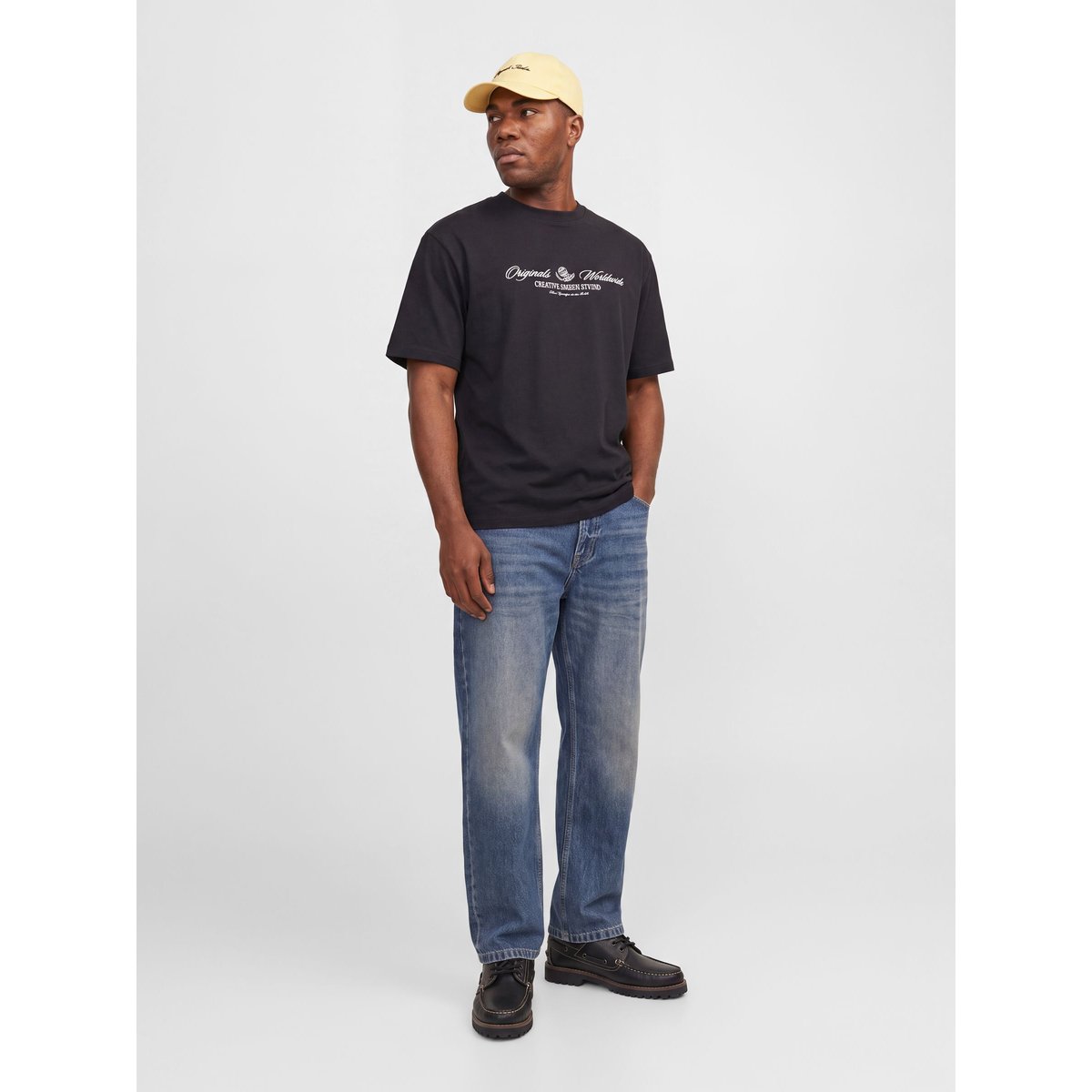 T-Shirt black 1, JACK & JONES