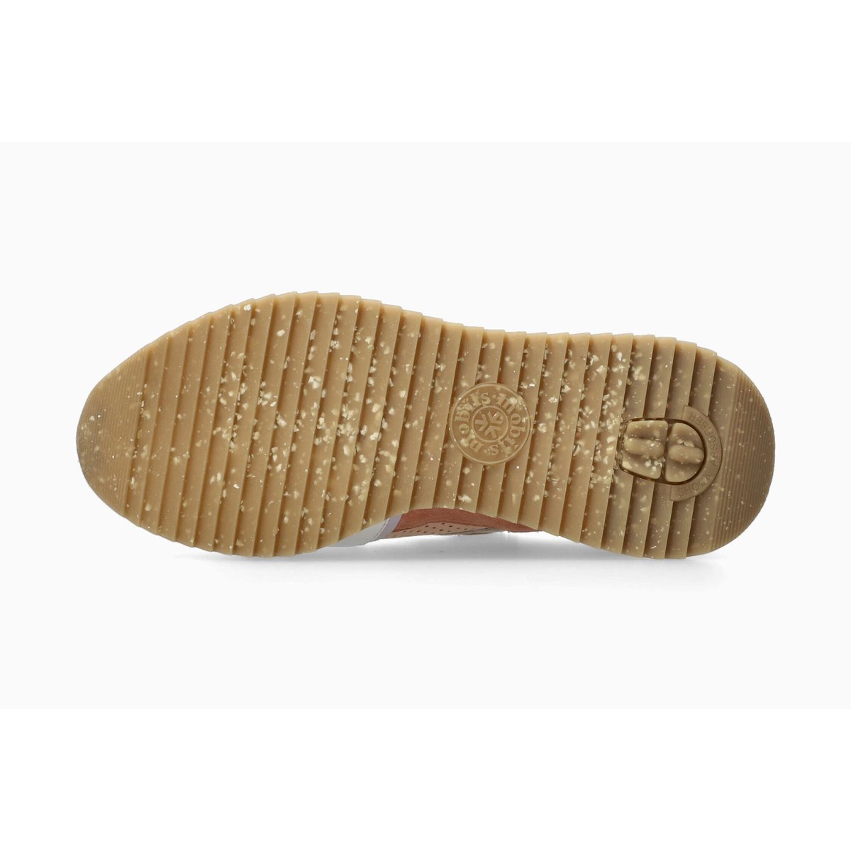 Baskets en cuir JANEL PERF corail peach 5146, MEPHISTO