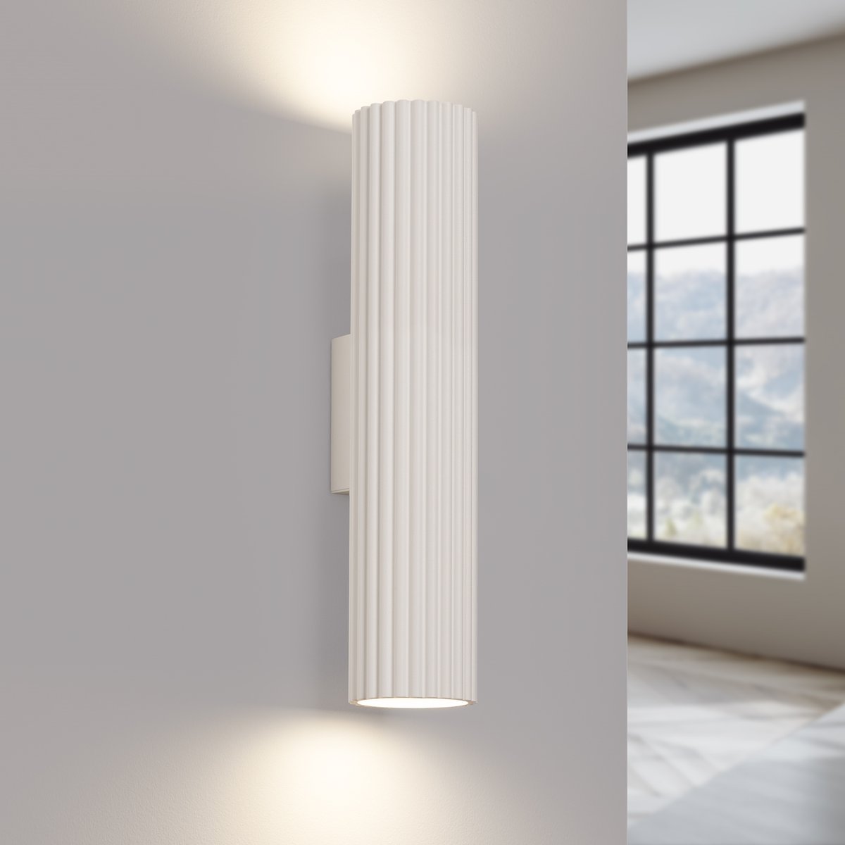 Applique Aluminium Beige GU10 2 Karbon 30 beige, EDEN