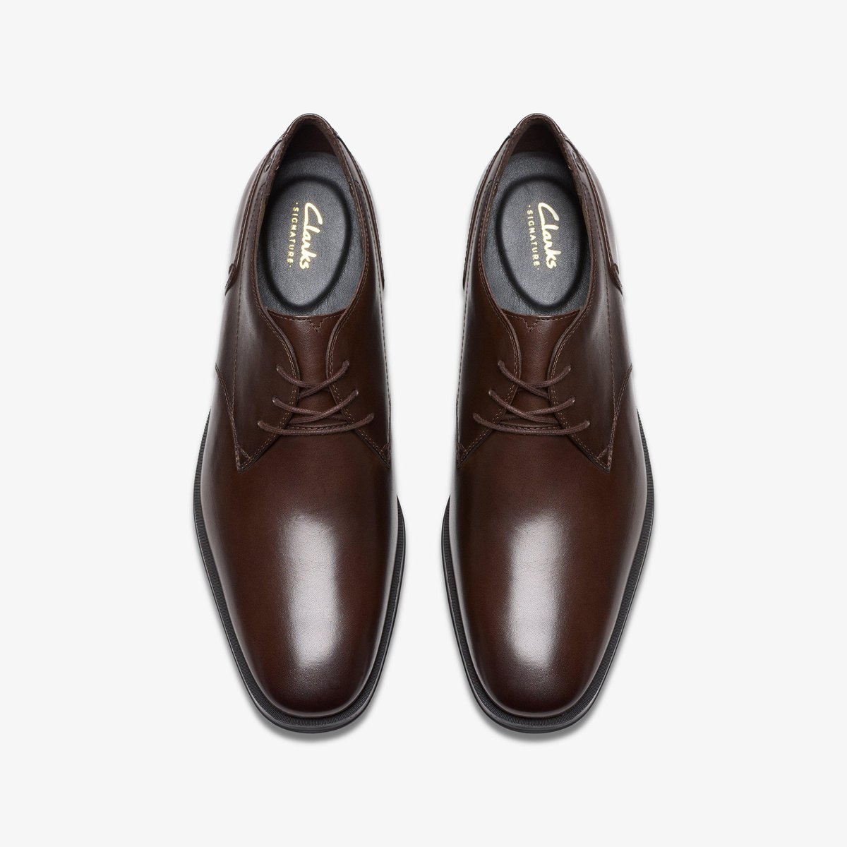 Derbies richelieus Cuir PAULTON LACE marron, CLARKS