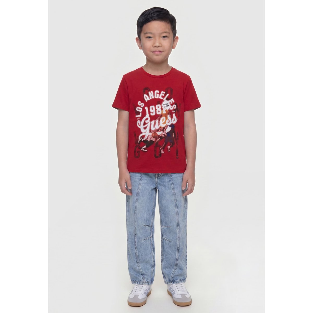 T-Shirt Imprimé rouge, GUESS KIDS