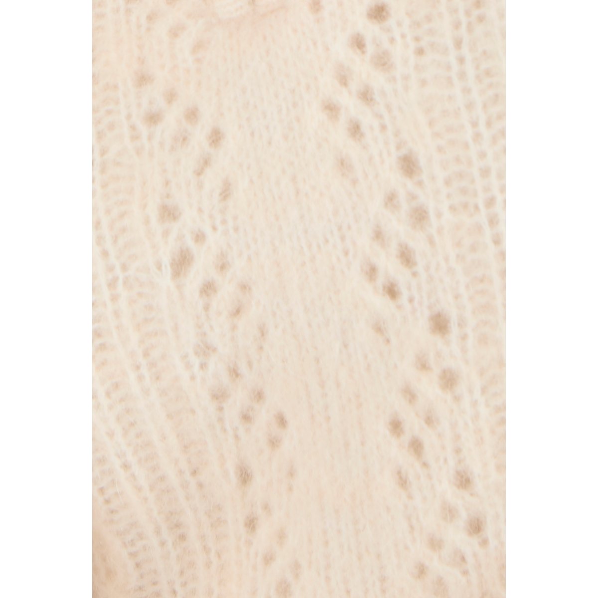 Pull col zippé mélange alpaga marron beige, DAMART