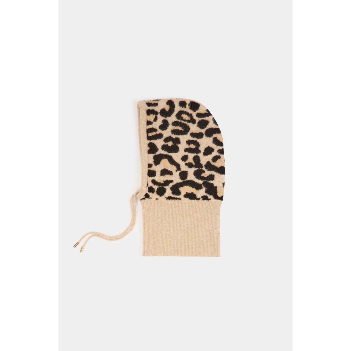 Cagoule imprimé léopard beige, MORGAN