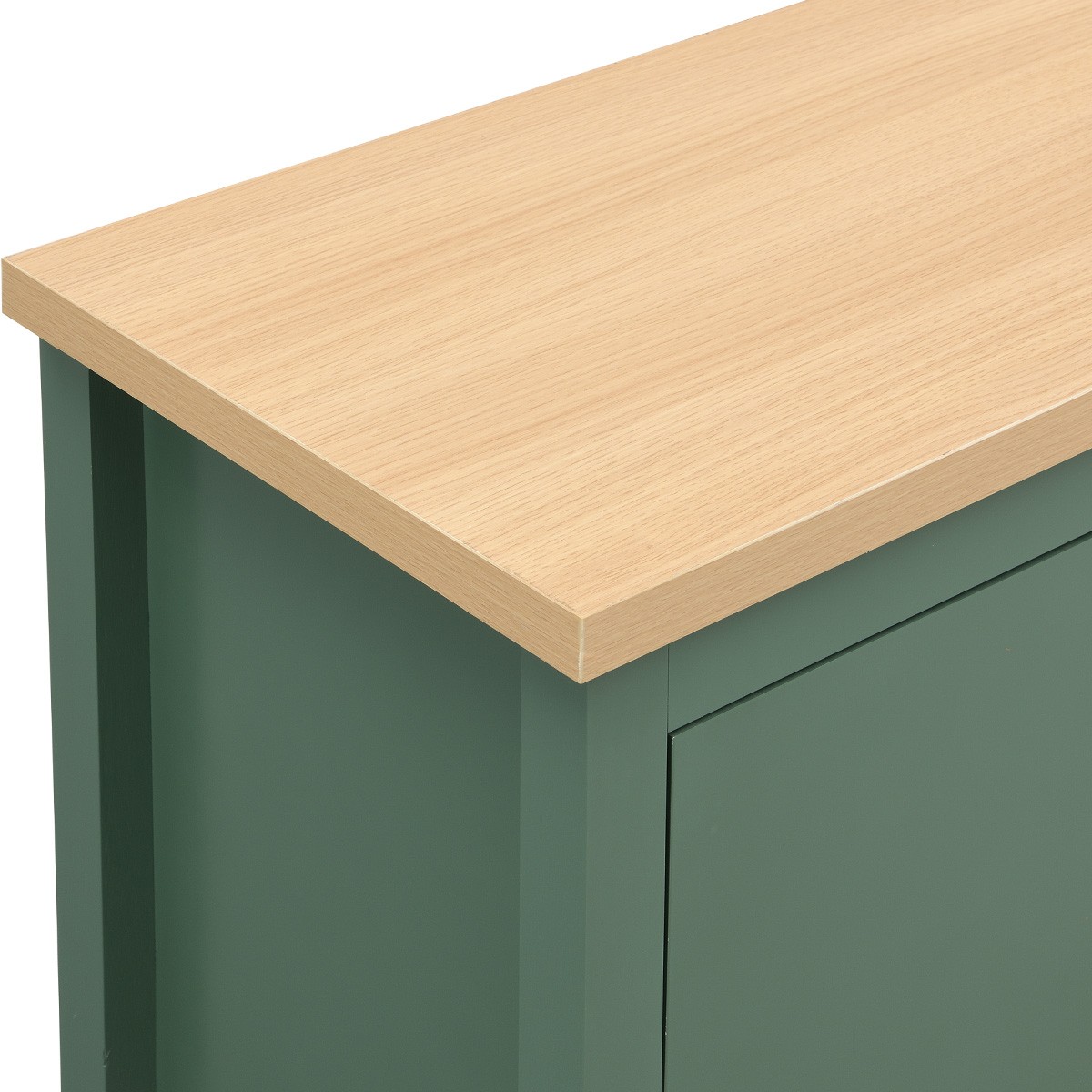 Meuble TV 2 portes - SANA vert, HOMIFAB