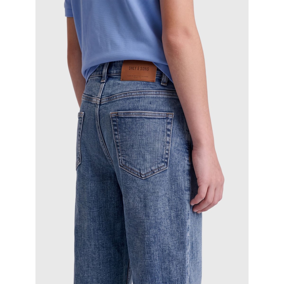 Jean À Coupe Ample smoke blue, ONLY & SONS JUNIOR