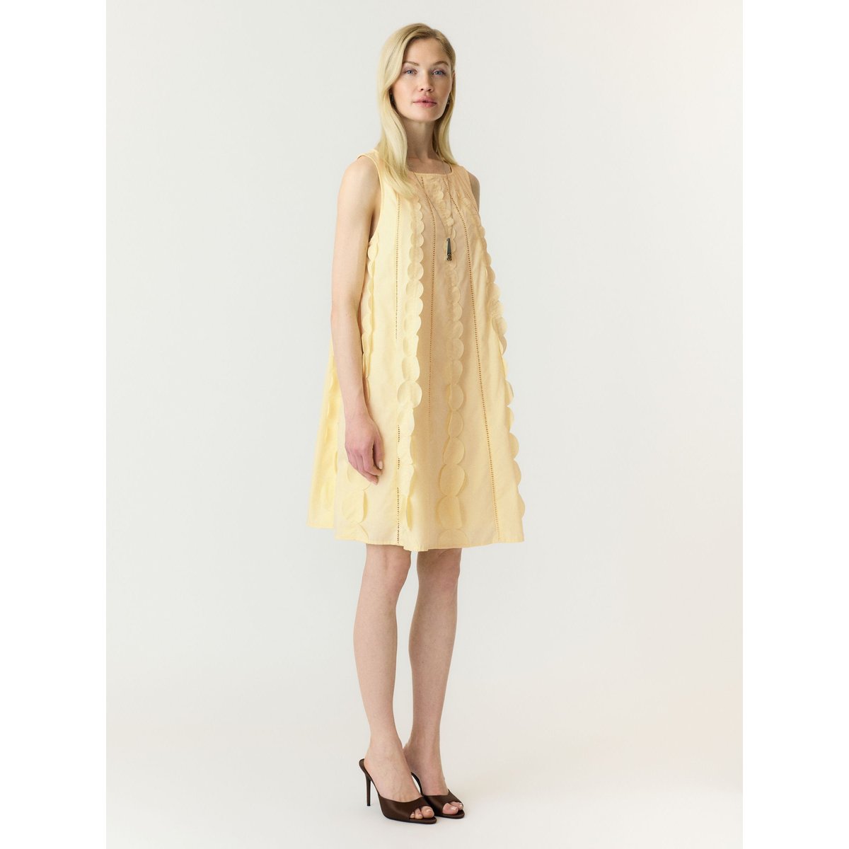 Mini-Robe jaune - anise flower1, YAS