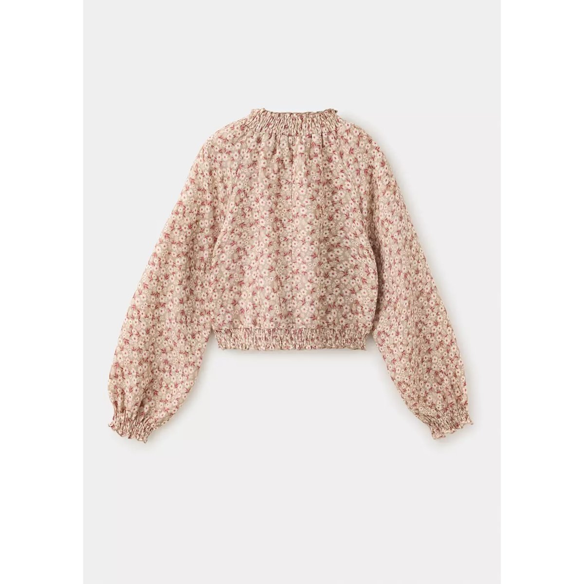 Blouse en imprimé floral beige, MANGO KIDS
