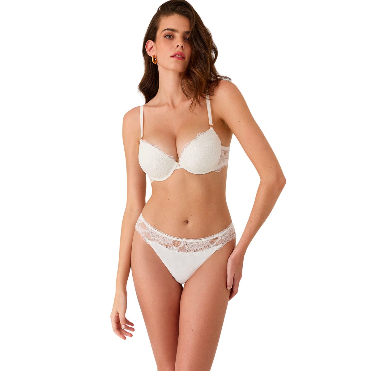 Soutien-gorge double push-up RENATTA MARIAGE ivoire, SELMARK
