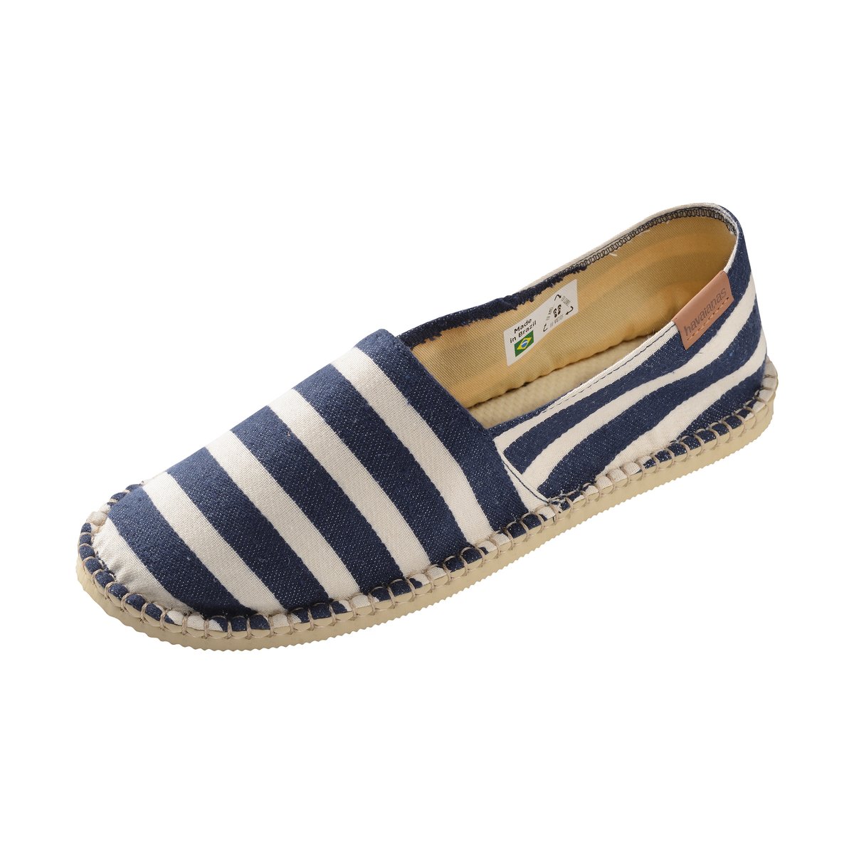 Espadrille à Enfiler Origine Iv sand gris/marine, HAVAIANAS