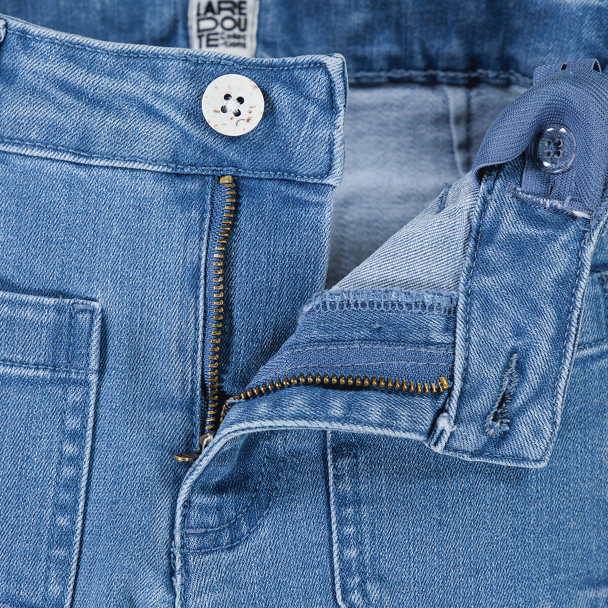 Wide Leg Jeans double stonewashed denim, LA REDOUTE COLLECTIONS
