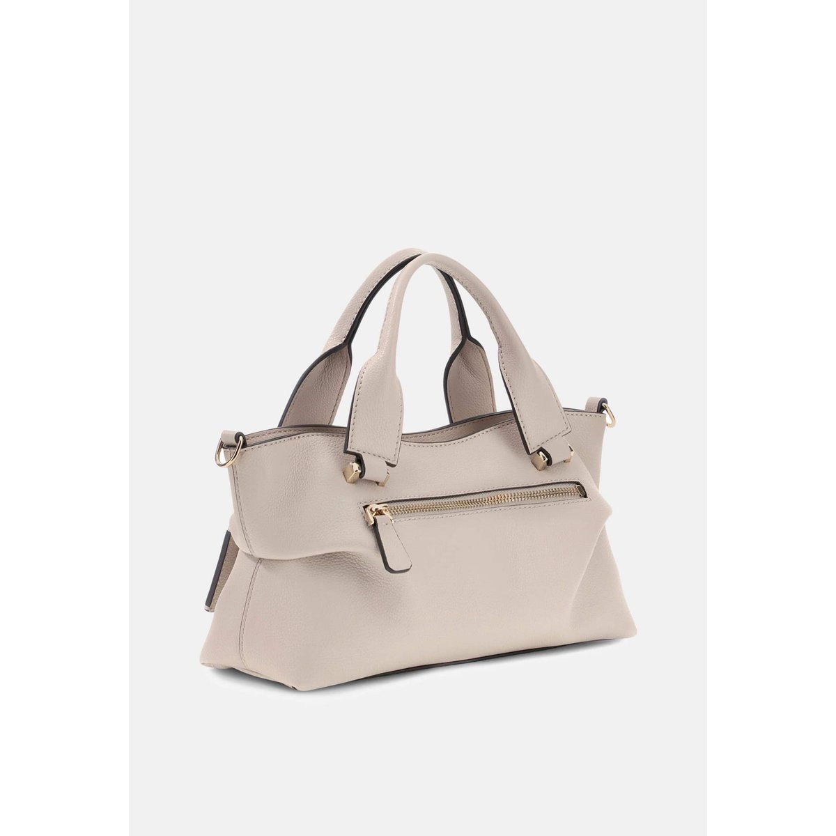 Sac Mini Satchel Suzy crème, GUESS