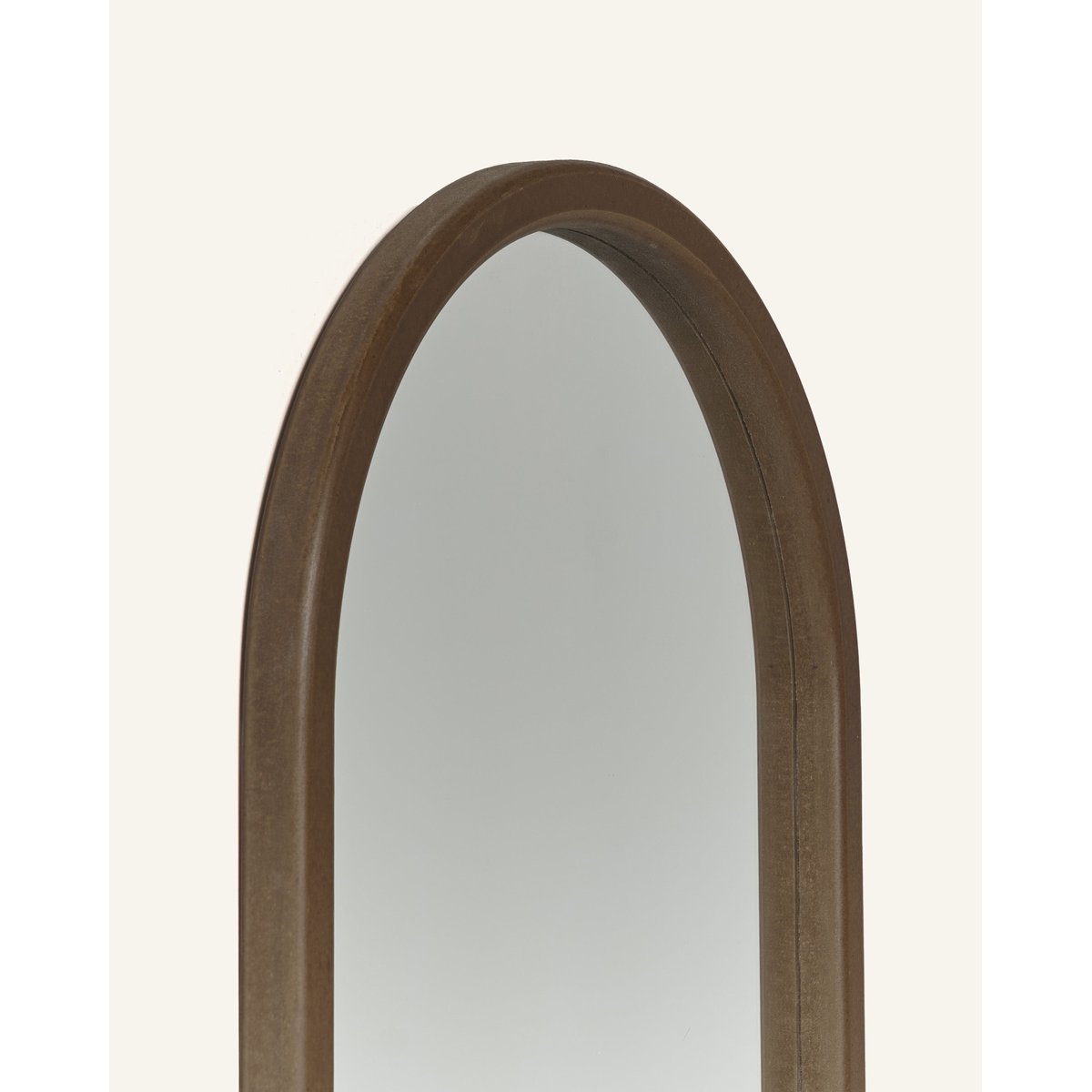 Miroir sur pied arqué noir - KATIA noyer, HANNUN