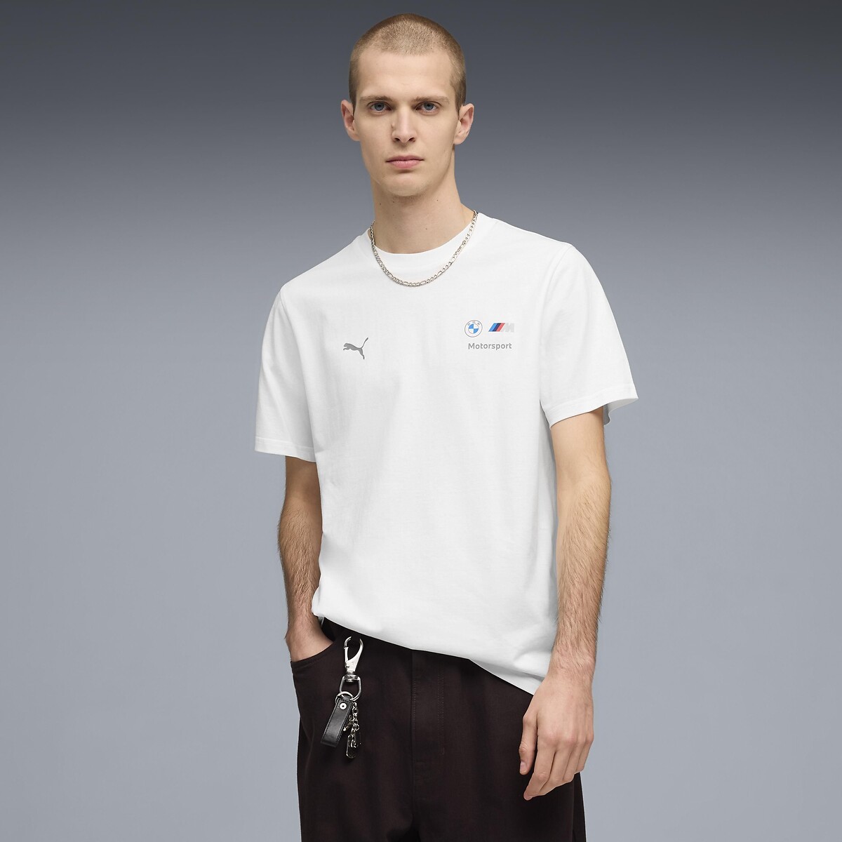 T-shirt manches courtes BMW blanc, PUMA
