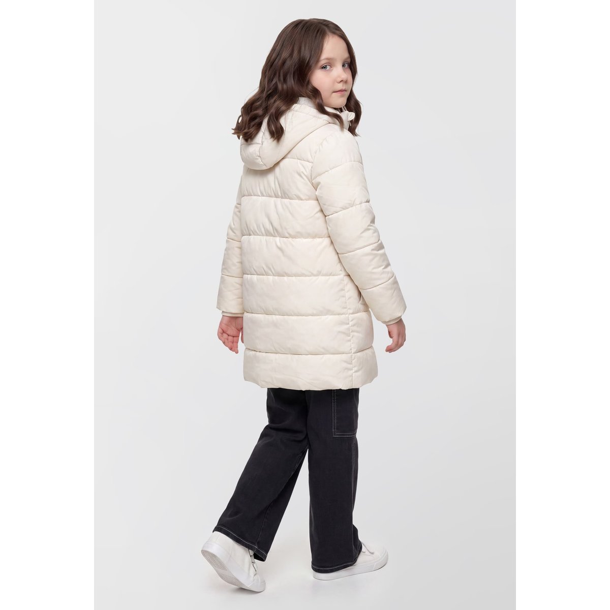 Doudoune Longue À Capuche blanc, GUESS KIDS