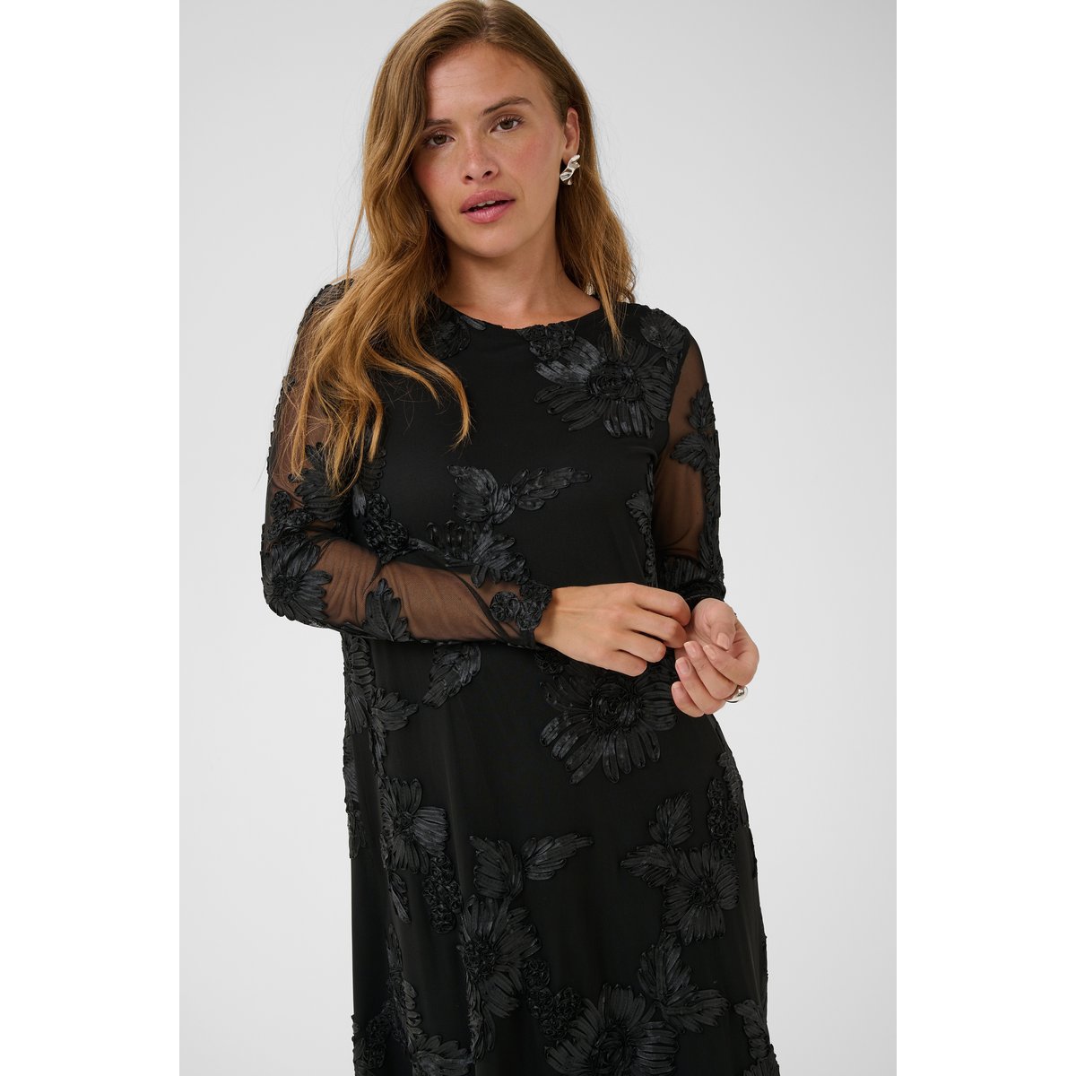 Robe noir black deep, KAFFE