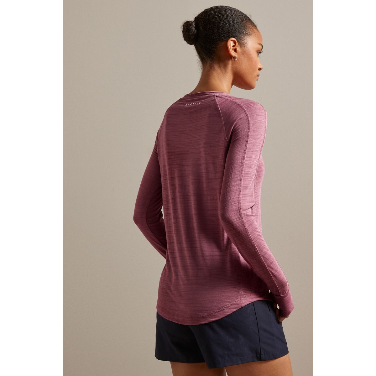 Haut à manches longues en tissu léger rose, NEXT