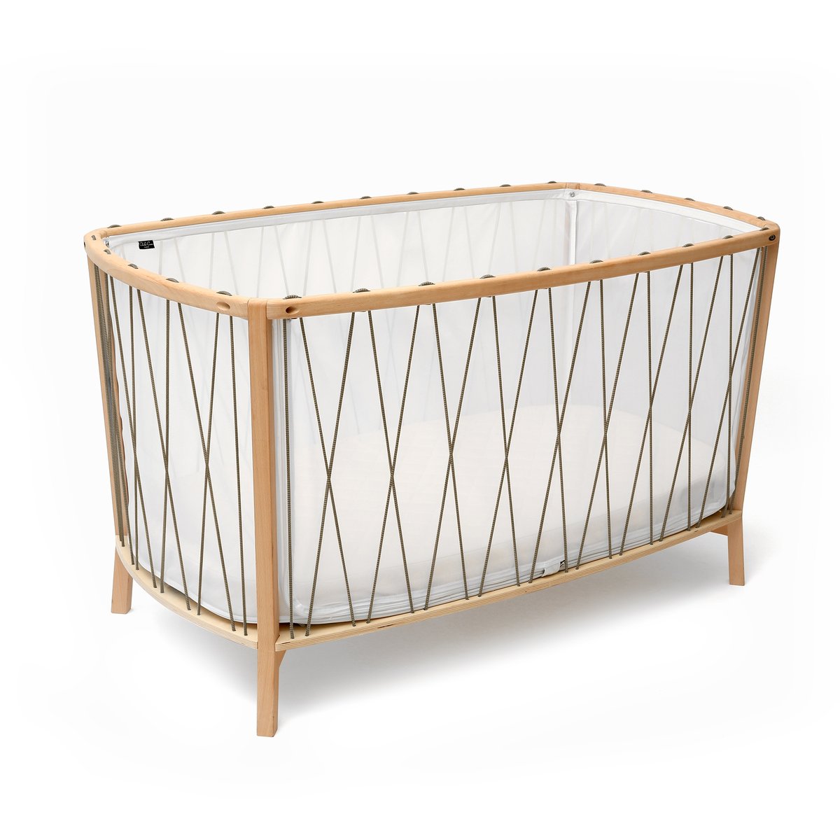 Lit bébé évolutif Kimi avec matelas hazelnut, CHARLIE CRANE