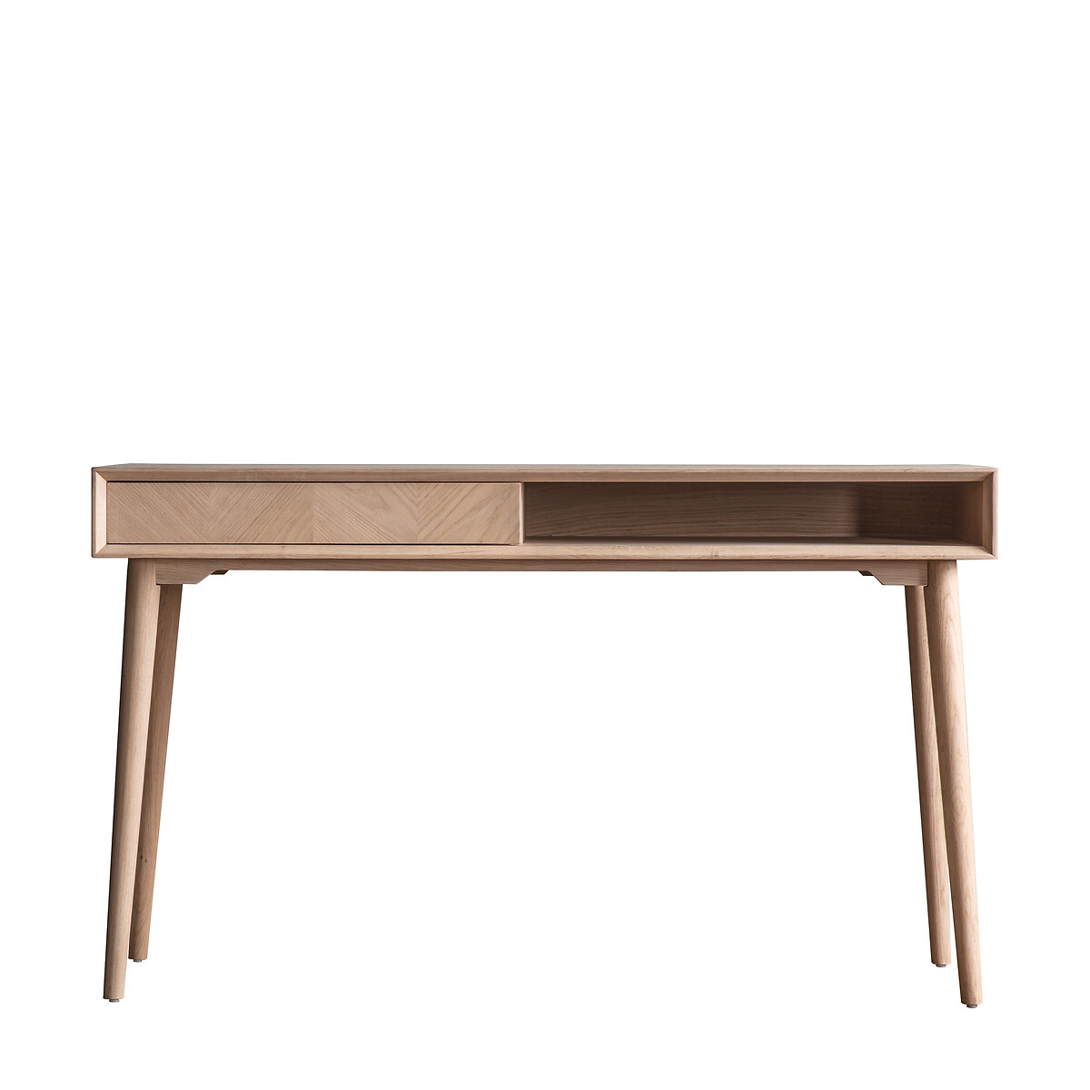 Dhule Herringbone 1 Drawer Desk oak, ÉDITÉ
