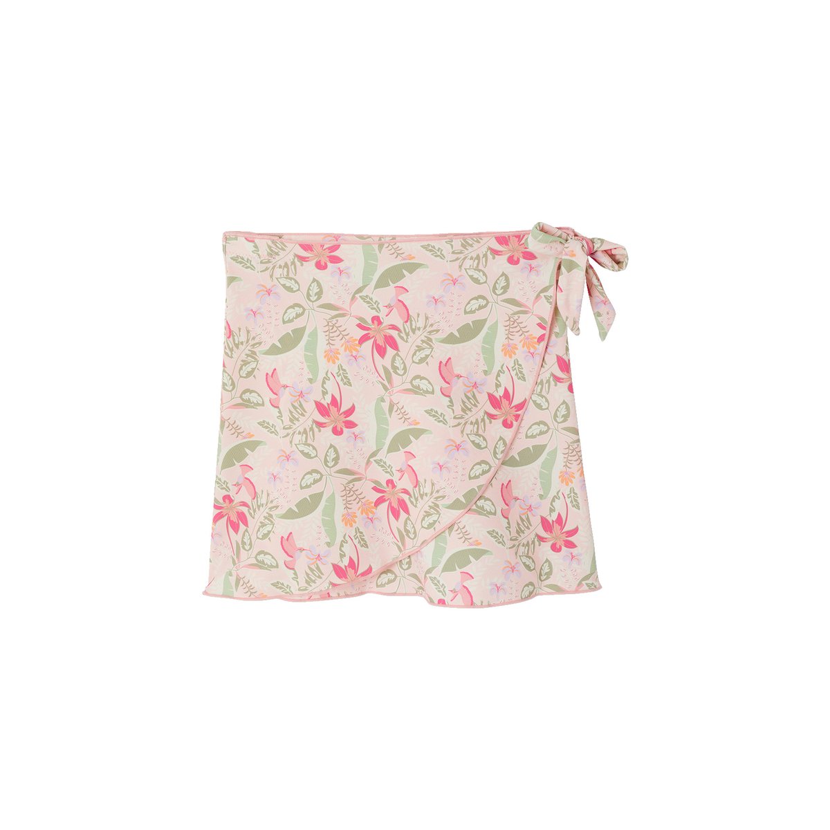 Jupe de bain à nouer rose pâle, VERTBAUDET