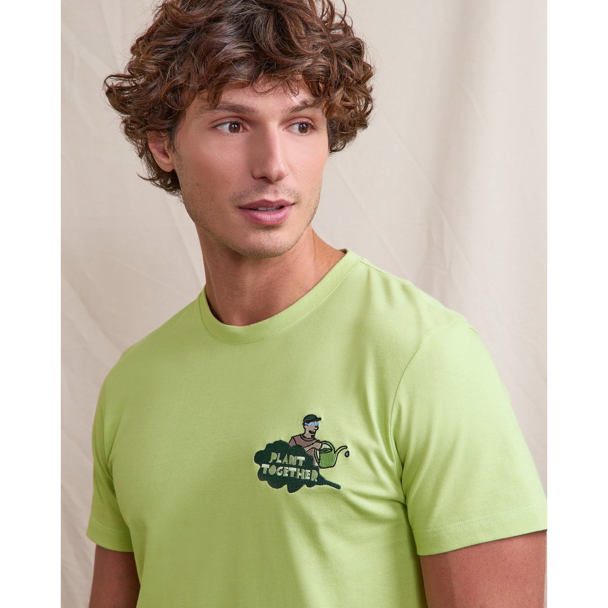 T-shirt ARCY vert anis, FAGUO
