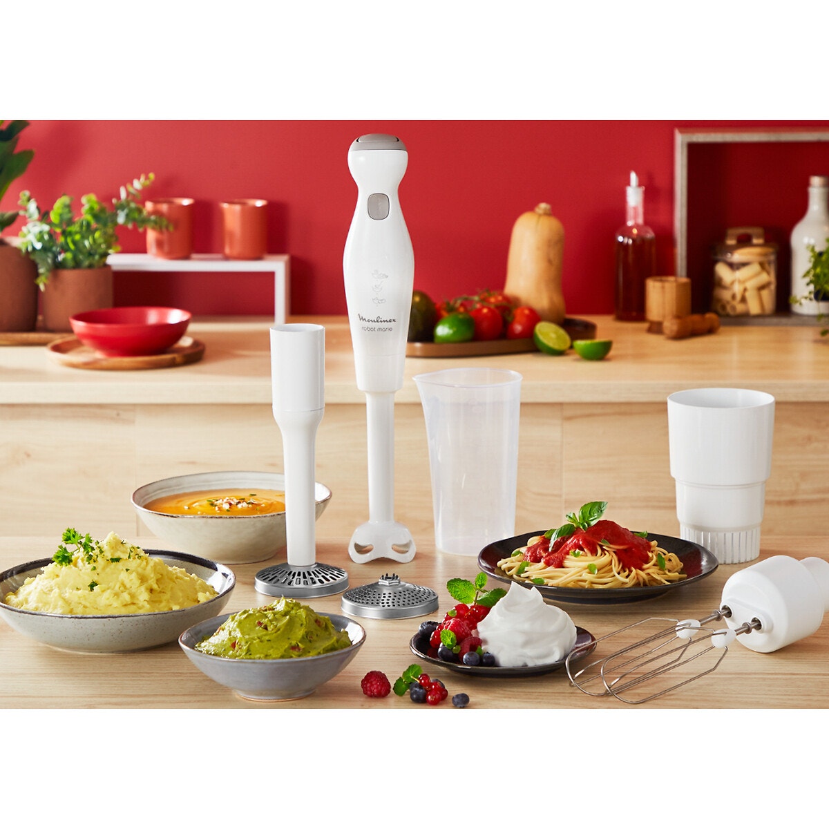 Mixeur plongeant Robot Marie DDG25110 blanc, MOULINEX
