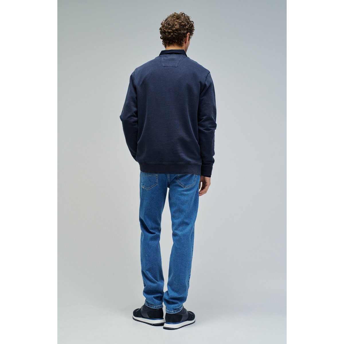 SWEATSHIRT AVEC BRANDING bleu foncé, SALSA JEANS