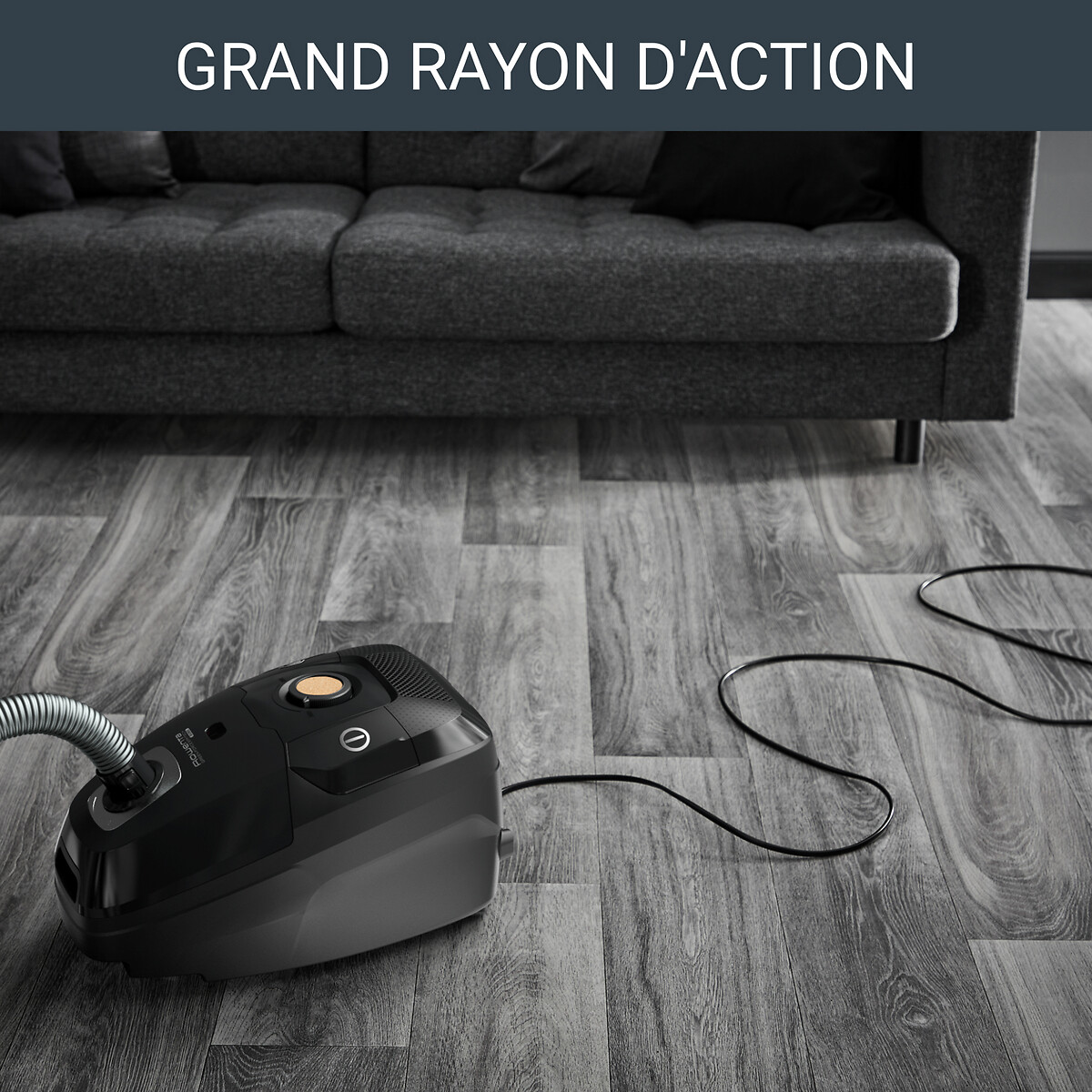 Aspirateur avec sac Green force Effitech Silence R noir, ROWENTA