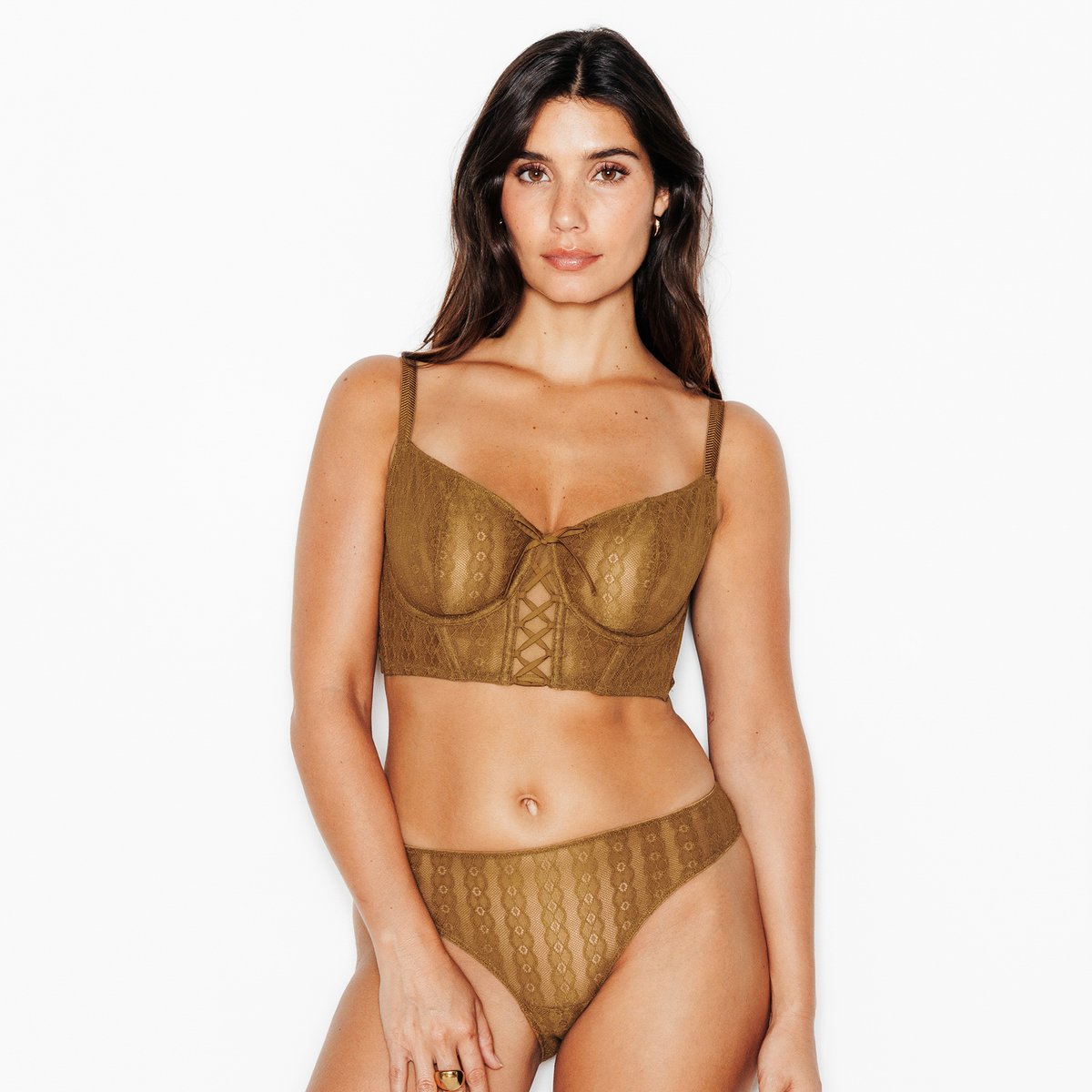 Soutien-gorge corbeille JO ocre, ROUGEGORGE LINGERIE
