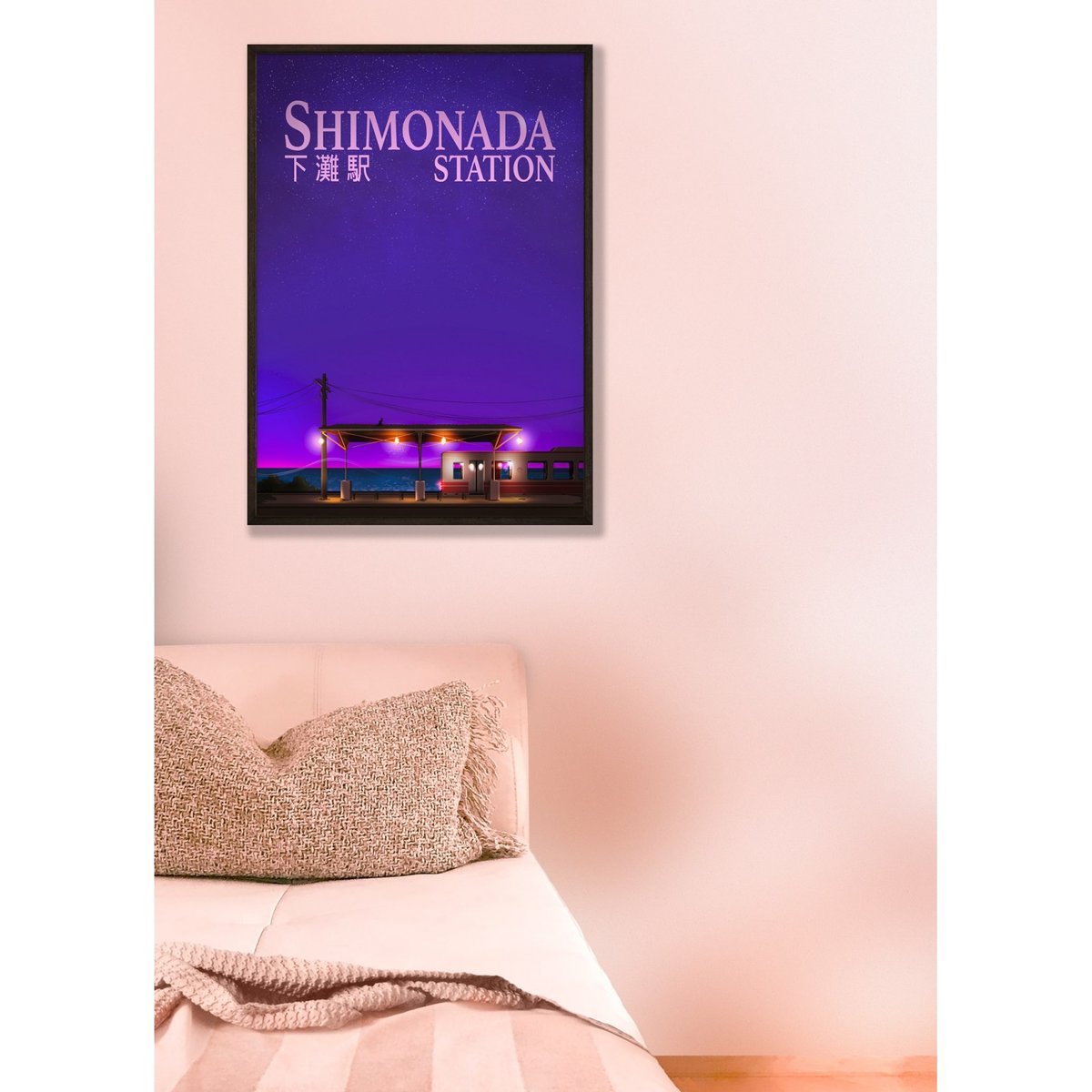 Affiche Shimonada Station nuit blanc, L'AFFICHERIE