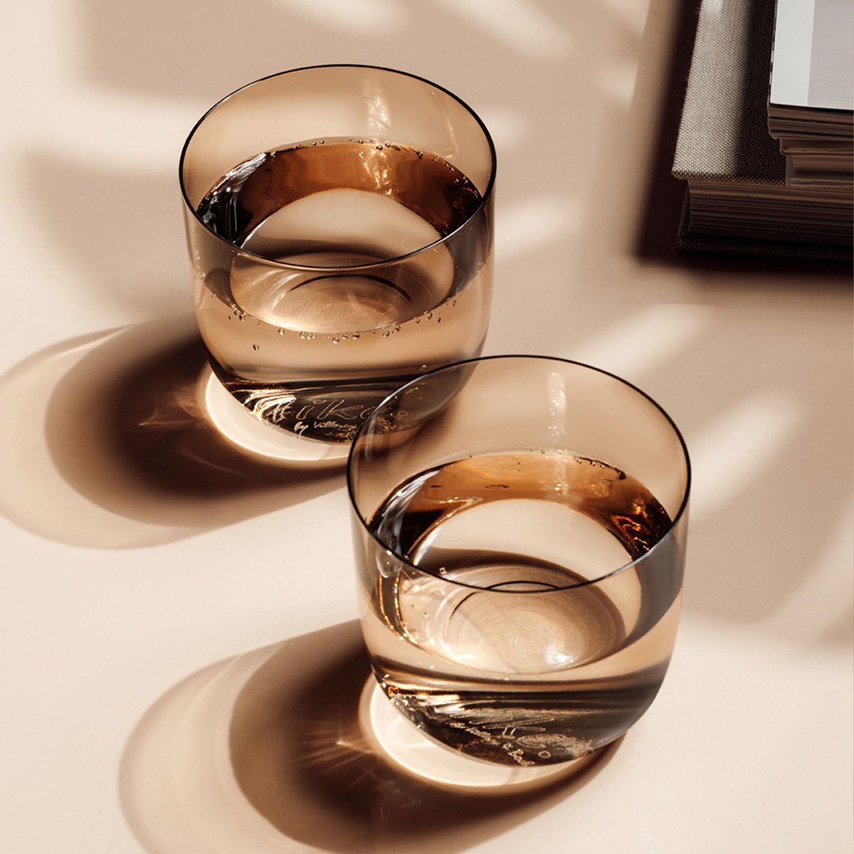 Gobelet À Eau, Set 2Pcs LIKE GLASS marron, LIKE. BY VILLEROY & BOCH