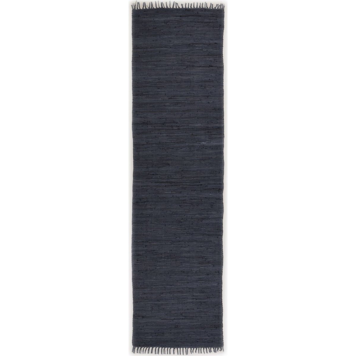 Tapis réversible coloré en coton tissé à la main - Happy Cotton anthracite, THEKO
