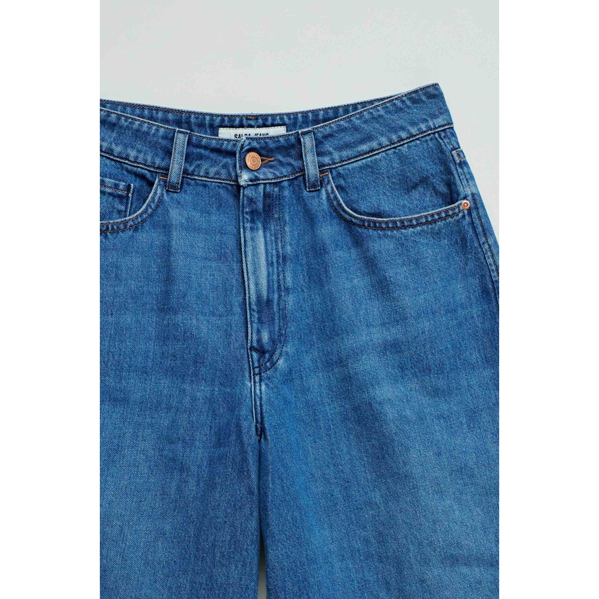 SHORTS LONGUES EN JEAN bleu, SALSA JEANS