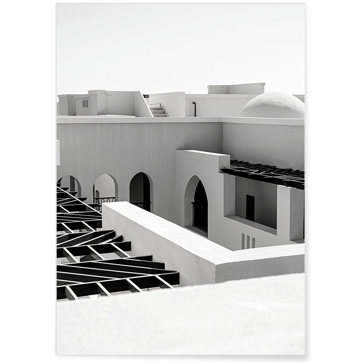 Affiche Murs Noir et blanc blanc, L'AFFICHERIE