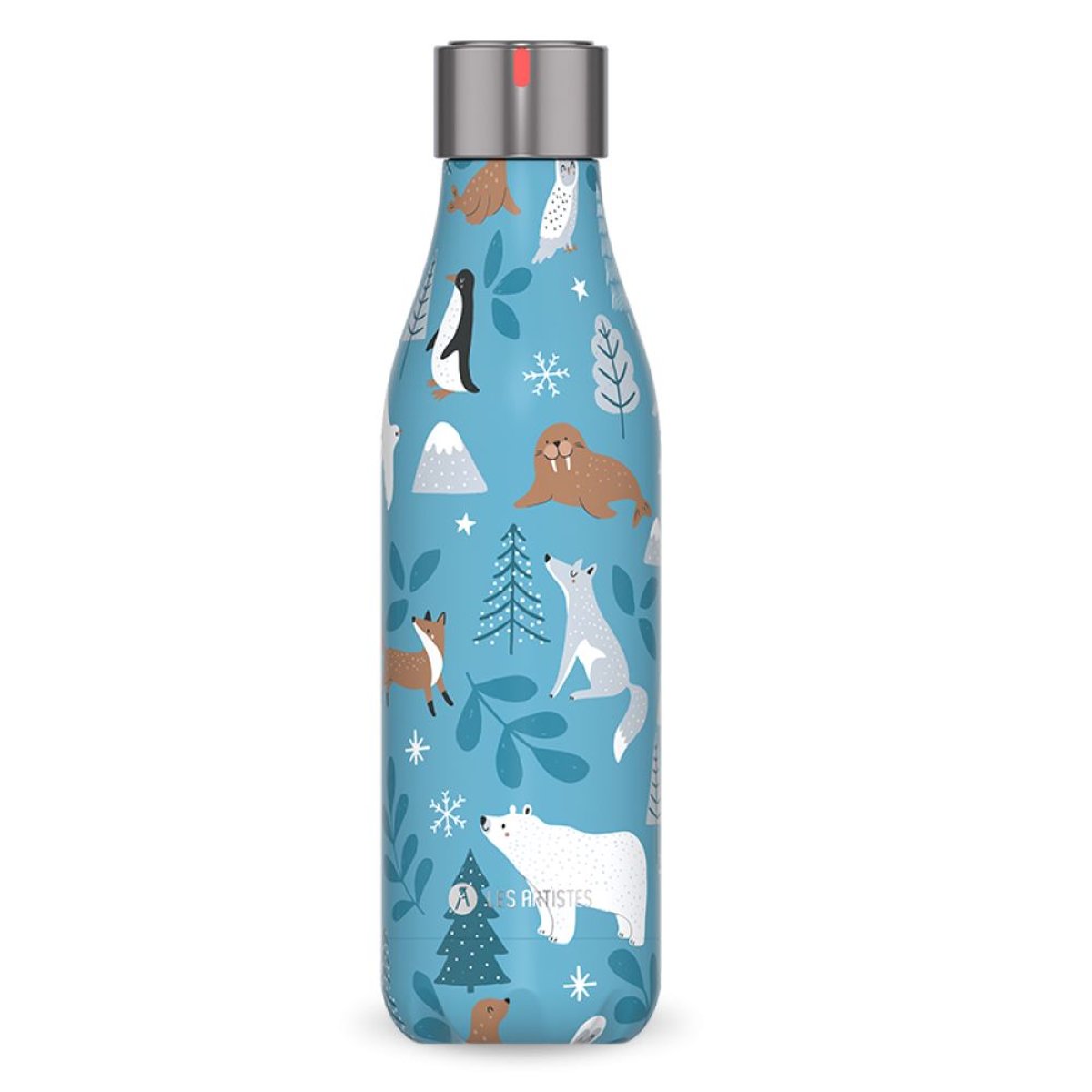 Bouteille isotherme Polaire 500 ml bleu, LES ARTISTES PARIS