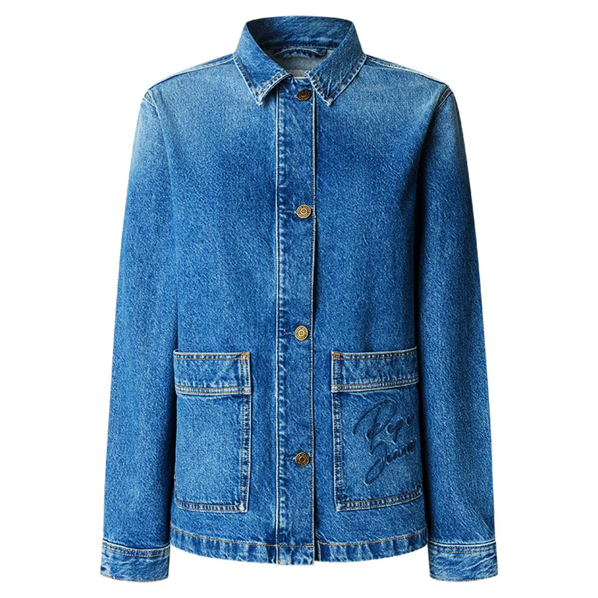 Veste Coupe Regular En Denim 12oz rgd denim, PEPE JEANS