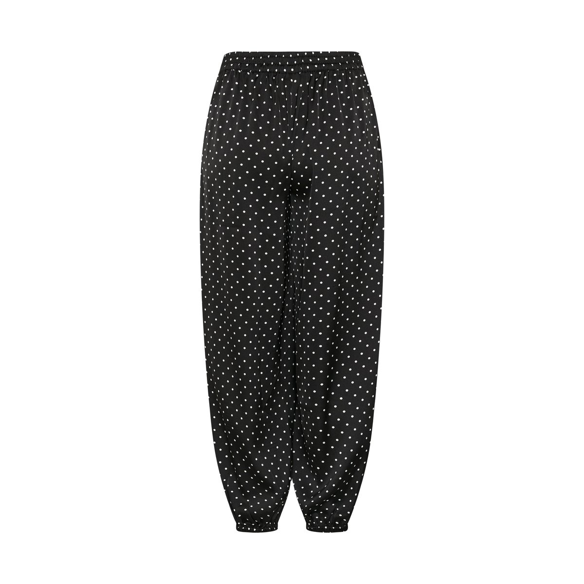 Pantalon casual noir black w. white dot, KAFFE