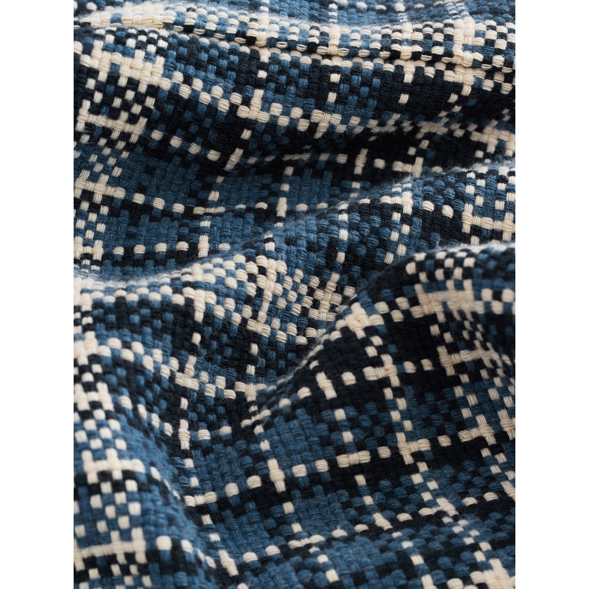 Veste-chemise à motif patchwork bleu indigo, NEXT