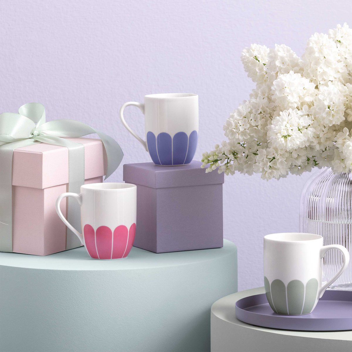 Mug Avec Anse FLEUR rose, VILLEROY & BOCH
