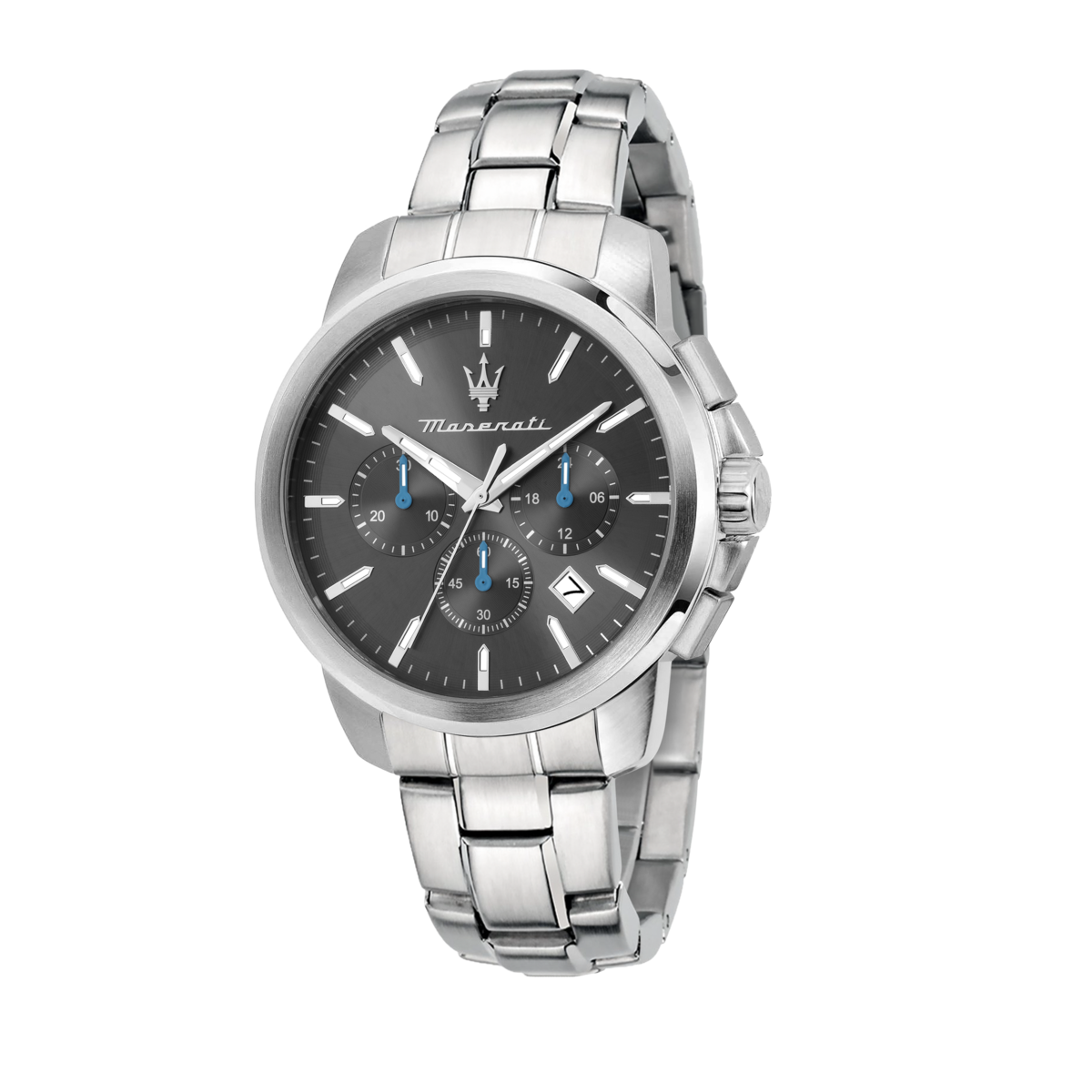 Montre Analogique SUCCESSO argenté noir argenté, MASERATI