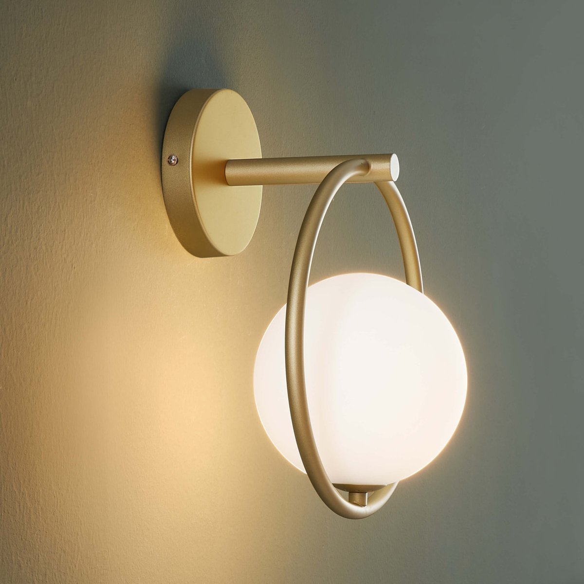 Applique moderne - STEYA blanc et doré, KOSILUM
