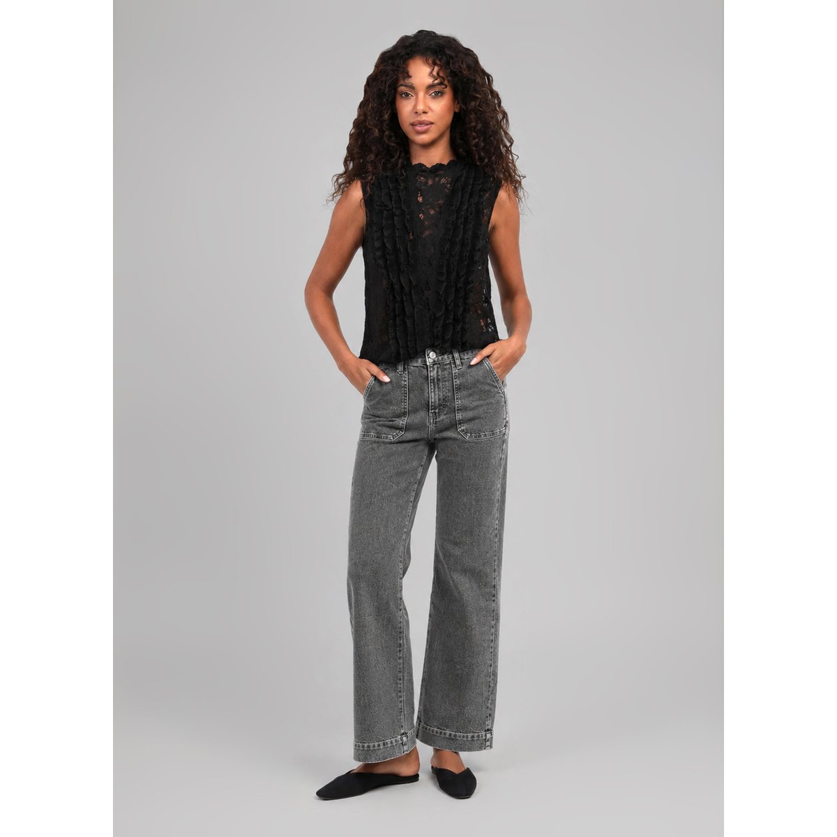Pantalon Parmy JEAN anthracite, AN'GE
