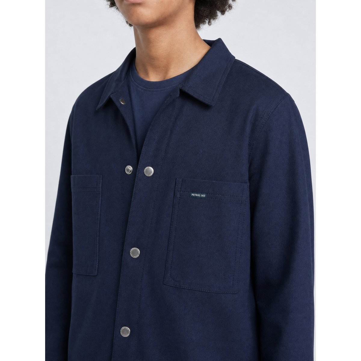 Surchemise en maille steelhaven bleu royal navy, PETROL INDUSTRIES