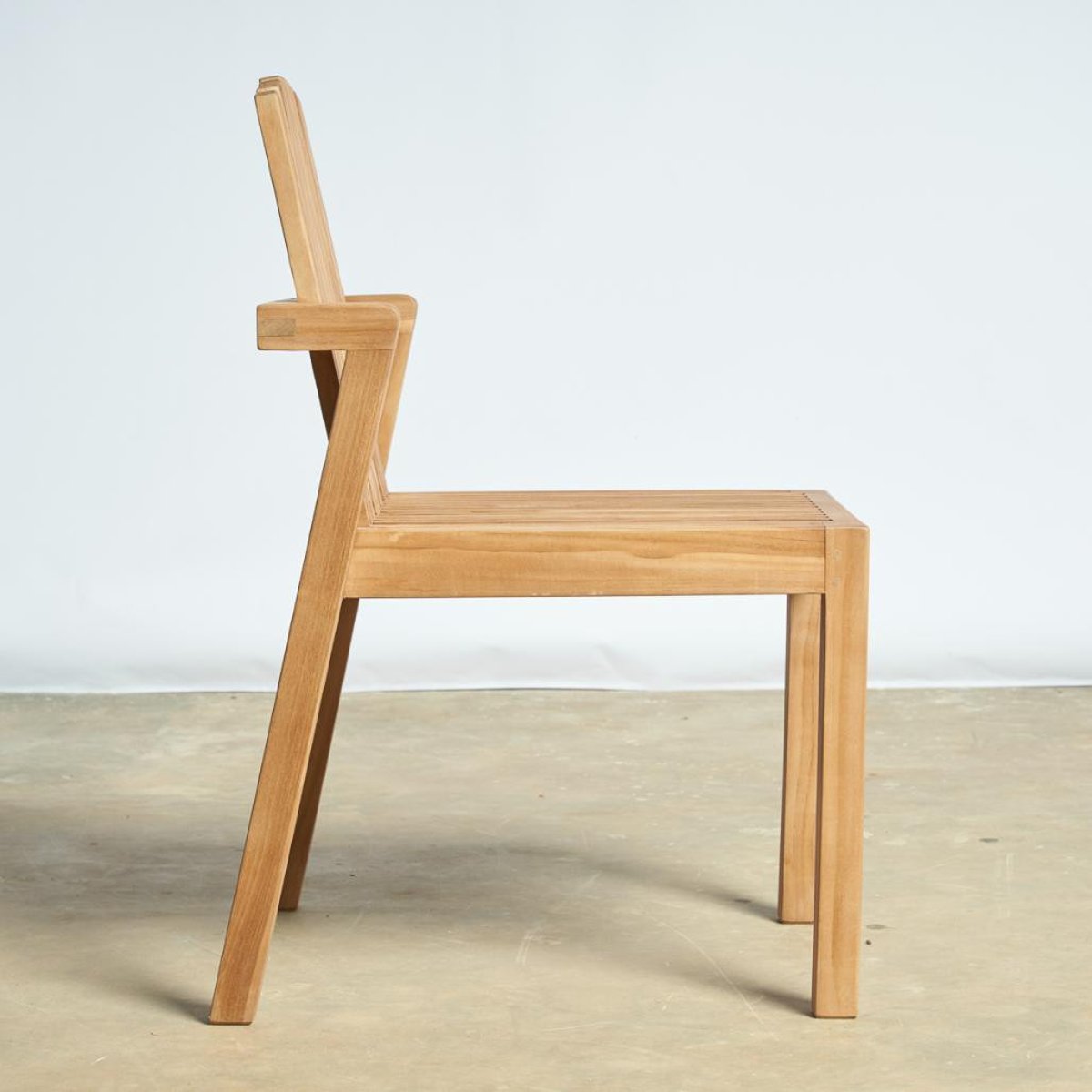 Chaise jardin en teck massif Imzo naturel, WANDA COLLECTION