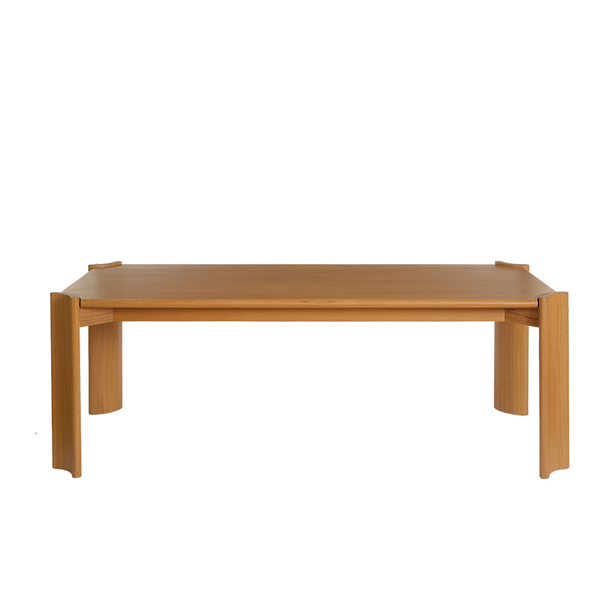 Table en mindi rectangulaire 8 pers. ALVAR naturel, BERAH GETAH
