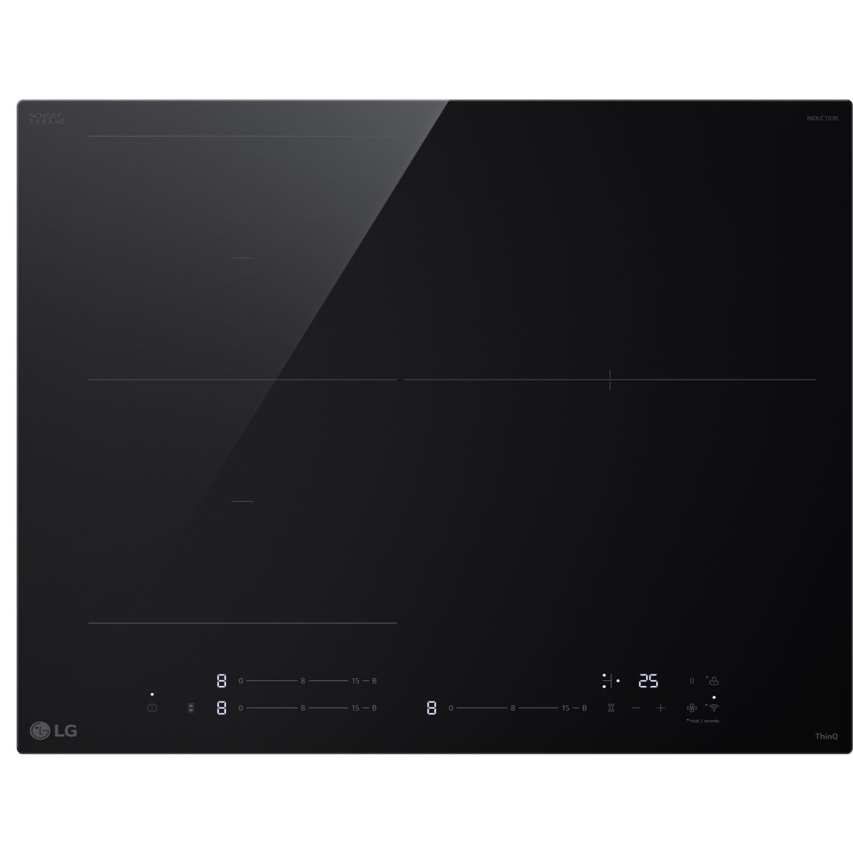 Plaque induction CBIZ2432B SmartInduction couleur unique, LG