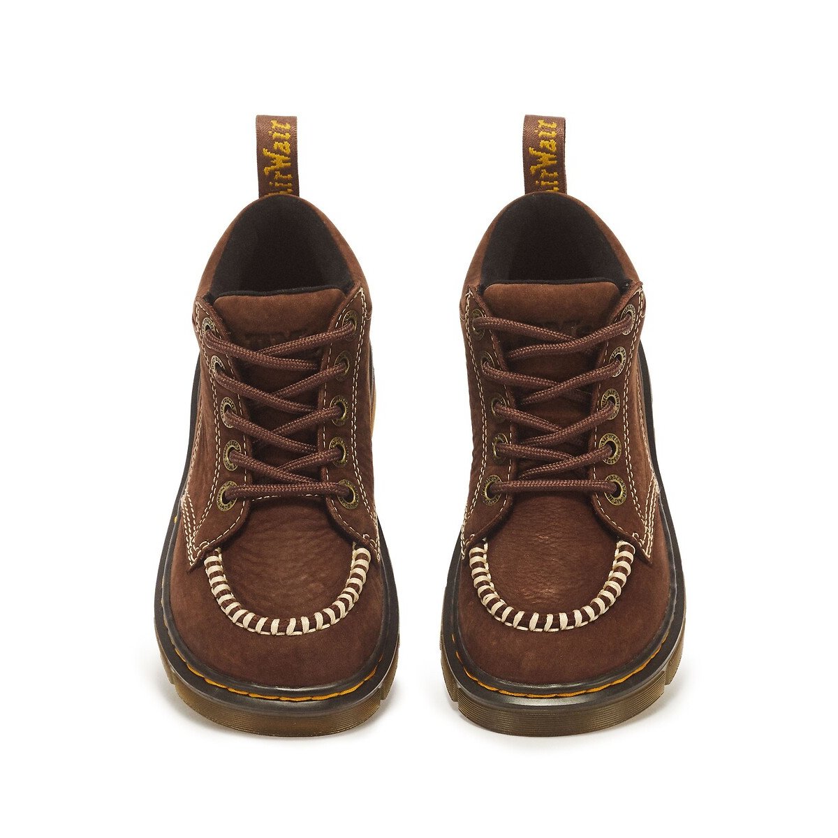 Low boots en cuir, Raffe Tumbled Nubuck marron, DR. MARTENS
