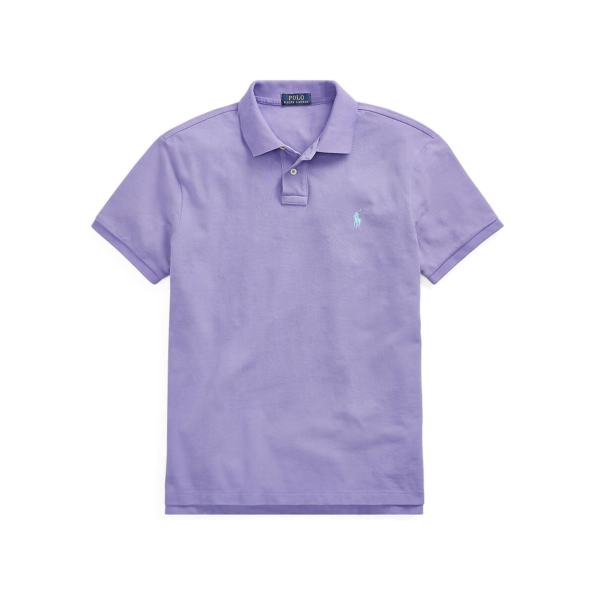Polo slim in cotone piqué viola, POLO RALPH LAUREN