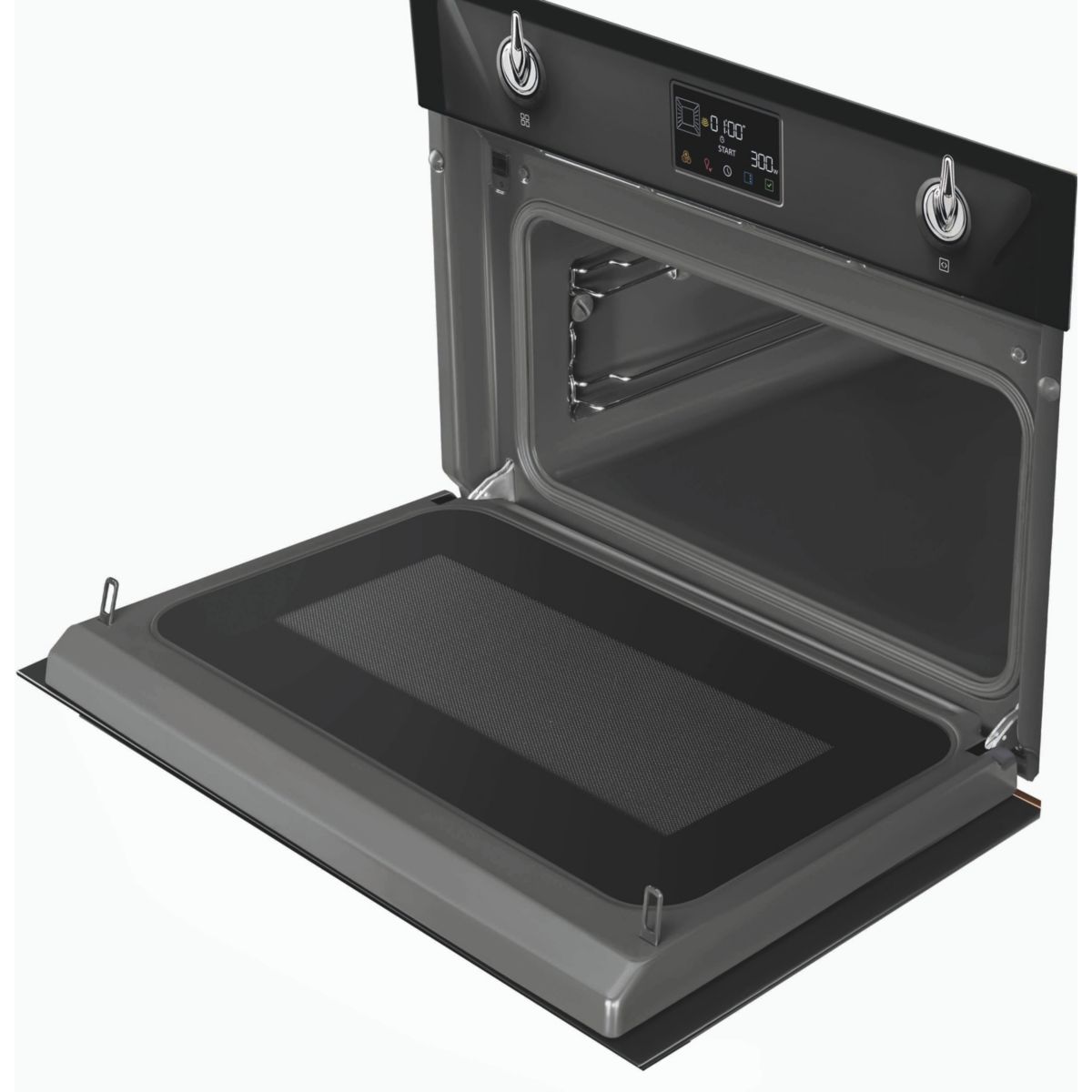 Micro ondes combiné encastrable SO4902M1N couleur unique, SMEG